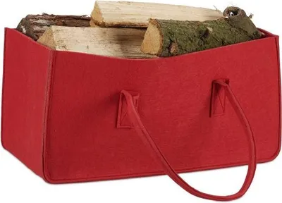 Image de Panier en feutre avec anse