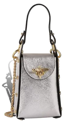 Immagine prodotto di Borsa a tracolla da donna Toscanto in pelle, argento D2OTT813UJ