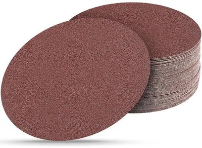 Produktbild von Set von 30 Schleifblättern 100 Grit 180 mm - Rundes Schleifpapier für Wandbohrmaschine - Teleskopartikeln