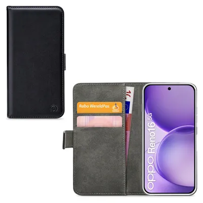 Produktbild von Mobilize Classic Gelly Handyhülle für OPPO Reno 16 Hülle Klapphülle Geldbörse - Schwarz