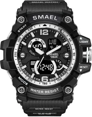 Produktbild von SMAEL KA-23814 Herrenuhr Schwarz/Silber – Sportlich & Robust KP23814