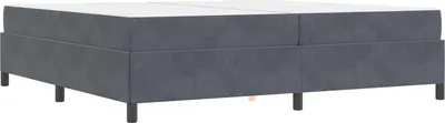 Produktbild von vidaXL Bettrahmen Dunkelgrau 200 x 200 cm Stoff