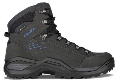 Obrázek produktu pro LOWA RENEGADE EVO GTX MID W, Muži, Dospělý, Antracit, Modrá, Outdoorová obuv, Chůze, Turistika, Trekking, Německý