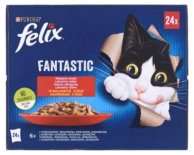 Zdjęcie produktu dla Felix Fantastic w galaretce Wiejskie Smaki 24x85G
