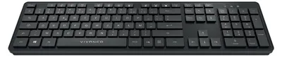 Immagine prodotto di VIVanco™Tastiera ANSI Wireless 104 Tasti Layout Francese Con Ricevitore USB-A
