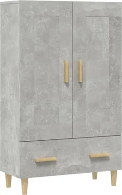 Obrázek produktu pro vidaXL Highboard concrete grey 70x31x115 cm odvozený dřevěný výrobek