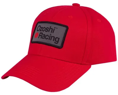 Image de Casquette de baseball Ozoshi « Racing » MR650 (taille unique) (rouge)