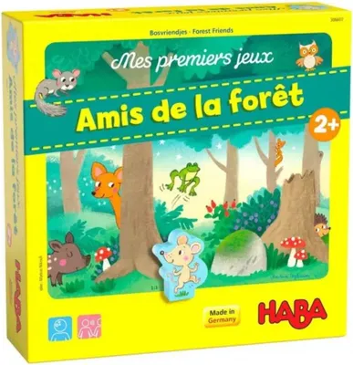Image de Haba Jeu éducatif Amis de la forêt - Jeu des animaux de la forêt pour enfants