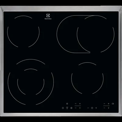 Zdjęcie produktu dla Electrolux EHF6346XOK Czarny Ceramiczny piekarnik do zabudowy 4 strefy