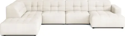 Produktbild von Emoebel24 Ecksofa U-form links 364x262x70 cm modular Sofa Bergi Creme