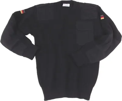 Produktbild von MFH BW Pullover, mit Brusttasche, schwarz