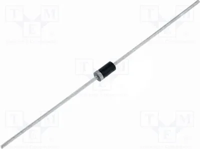 A single electronic component, a diode, is shown against a plain white background.