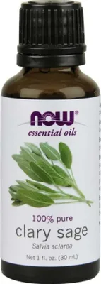 Produktbild von NOW Foods - Ätherisches Öl, Muskatellersalbei, flüssig, 30ml