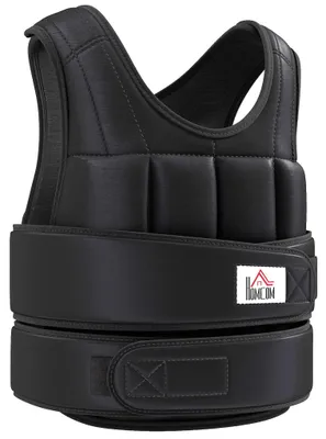 Produktbild von Verstellbare Gewichtsweste (20 kg), abnehmbare Gewichte, Schwarz