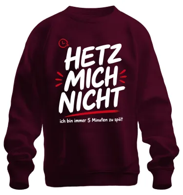 Obrázek produktu pro "Neruš mě, vždycky mám co říct," sarkastický svetr, barva: vínová, velikost: XL