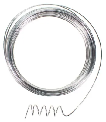 Produktbild von 12m Aluminiumdraht Ø 2mm Aludraht Basteldraht Dekodraht Schmuckdraht silber