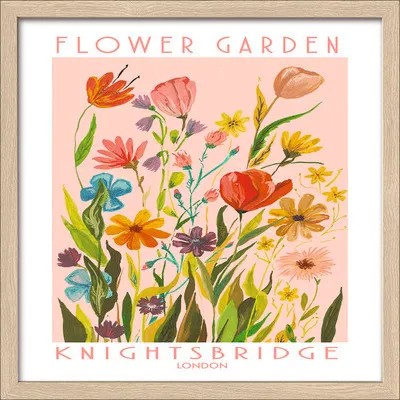 Produktbild von Gerahmtes Bild Flower Market III 33x33 cm