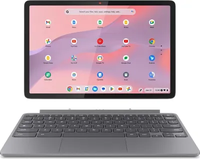 Produktbild von Lenovo Chromebook IdeaPad Duet 3 2-in-1 Tablet | 10,95 Zoll WUXGA Touch Display Mediatek Kompanio 838 4GB RAM 128GB SSD Grafik Chrome OS QWERTZ Grau