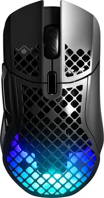 Produktbild von Steelseries Aerox 5 Wireless, rechts, Optisch, Bluetooth, 18000 DPI, 1 ms, Schwarz