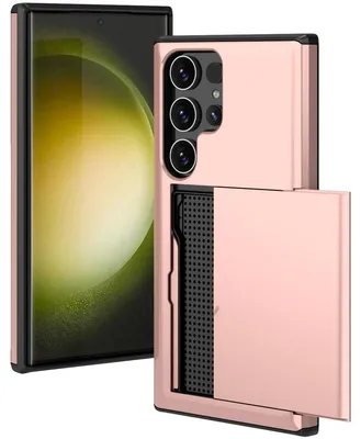 Obrázok produktu pre imoshion Zadný kryt s držiakom kariet pre Samsung Galaxy S24 Ultra - ružovo-zlatý