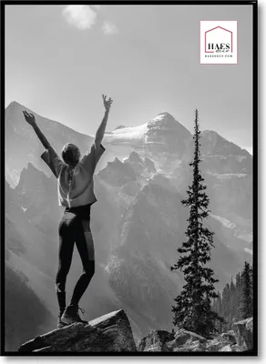 Produktbild von Kunststoff-Fotorahmen Haes Deco EF8B Easy Frame Schwarz 50x70 cm