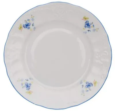 Produktbild von Thun 1794 Bernadotte, Dessertteller, 17, Vergissmeinnicht, Tschechisches Porzellan, Thun