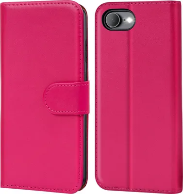 Produktbild von Conie Klapp Tasche für Apple iPhone 16e Kartenfach Rundumschutz Hülle in Pink