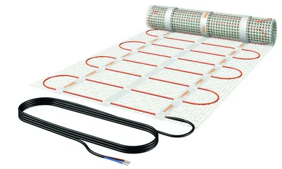 Produktbild von Konfektionierte Heizmatte DS für Dünnbett zur Temperierung von Fußböden , Leistung:1440 Watt