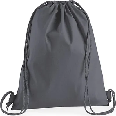 Immagine prodotto di Westford Mill W210 | Cotone Premium Gymsac / 37 x 46 cm - Colore: Grigio Grafite - Dimensioni: 37 x 46 cm