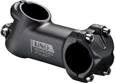 Immagine prodotto di Uno As-030 Alluminio 31,8 Mm Stelo Bicicletta Nero 70 mm / 25º Nero 70 mm