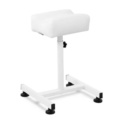 Obrázek produktu pro Kosmetická stolička na pedikúru s nastavitelnou výškou do 67 cm do 80 kg - bílá
