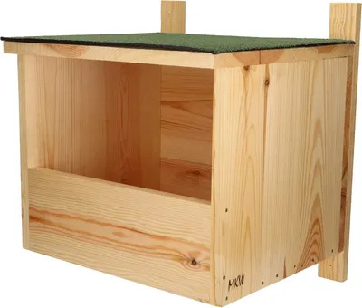 Produktbild von Vogelhaus - Nistkasten Für Turmfalken MKW - Stabiler nisthaus für Wildvögel und Gartenvögel - Nisthaus aus Nadelholz - Wetterfest