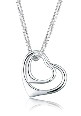 Produktbild von Elli Halskette Herzen Filigran 925 Sterling Silber Silber