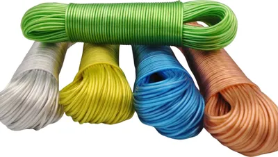 Produktbild von Wäscheleine Leine Extra Stark Seil mit Stahleinlage 50 m
