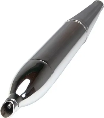 Produktbild von Schalldämpfer Zigarre chrom 55/500/28mm für Simson KR50 Schwalbe SR1 SR2