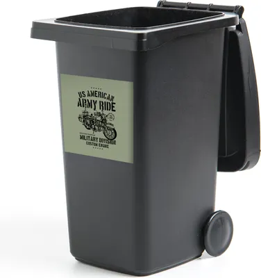 Produktbild von MuchoWow® - Abfall-Aufkleber - Container - für Abfallcontainer