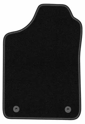 Image de Tapis conducteur en moquette pour Renault 19 1988-1996 (cabriolet/à hayon/Seden) – 1 pièce, noir, sur mesure – Wielganizator BASIC