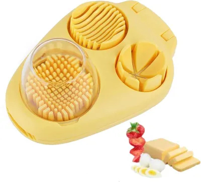 Productafbeelding van Eierdoozer en groentesnijder, 3-in-1, 20 x 14,5 x 8 cm, voor in de keuken