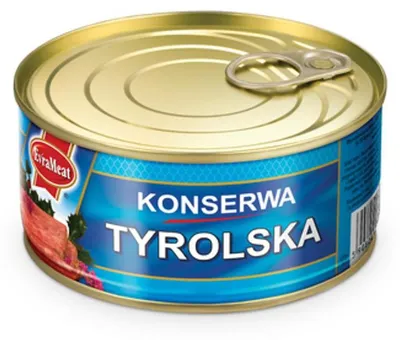 Zdjęcie produktu dla Konserwa tyrolska 300 g EVRAMEAT