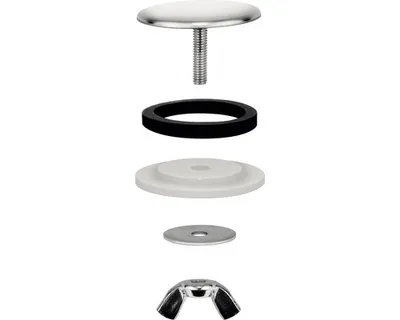 Produktbild von Blanco Hahnlochstopfen Ø=48 mm Edelstahl 137164