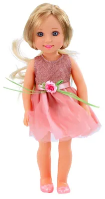 Image de Poupée En Robe Rose 38 Cm