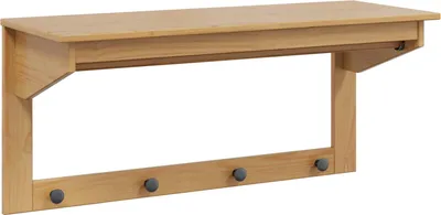 Zdjęcie produktu dla Wieszak na płaszcze HILL Miodowy brąz 90 x 35 x 41.5 cm