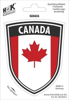 Produktbild von PVC Aufkleber - CANADA - Kanada - 301202/1 - Gr. ca. 7,9 x 10 cm