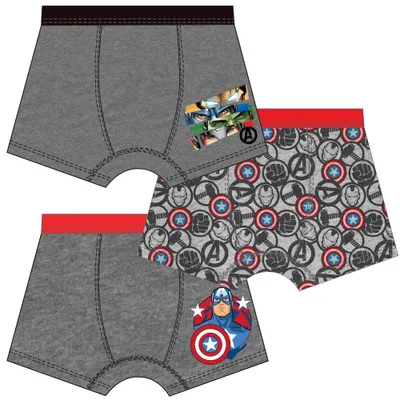 Produktbild von 3er Pack Retroboxer mit Motiv aus Avengers Größe 122/128