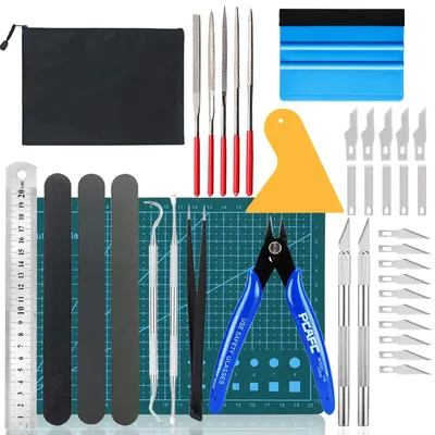 Imagen del producto de Kit de herramientas de manualidades DIY de 39 piezas – Set para modelismo y hobbies
