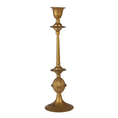 Zdjęcie produktu dla Clayre & Eef 6Y4478 świecznik w kolorze złotym 15x53 cm
