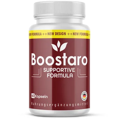 Produktbild von Boostaro Kapseln  - für mehr Leidenschaft zu zweit - natürliche Zutatenkombination - 60 Kapseln