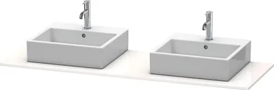 Immagine prodotto di Console Duravit XSquare, 2 découpes, 1600x16x550mm, XS063HB0707, XS063HB0707