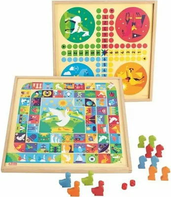 Image de Jeujura Jeux traditionnels 2 en 1