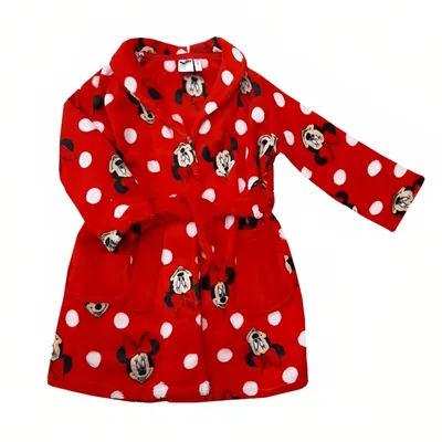 Immagine prodotto di Vestaglia per bambini Minnie Mouse rossa - 7 anni